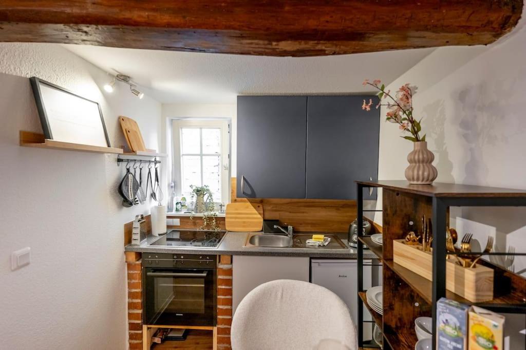 Himmlische Altstadt-Maisonette Marburg Bagian luar foto