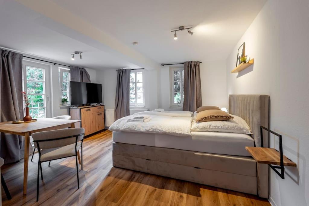 Himmlische Altstadt-Maisonette Marburg Bagian luar foto