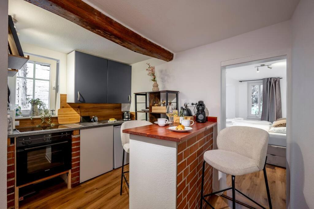 Himmlische Altstadt-Maisonette Marburg Bagian luar foto